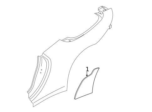 Exterior Trim - Quarter Panel for 2023 Porsche 911 #0