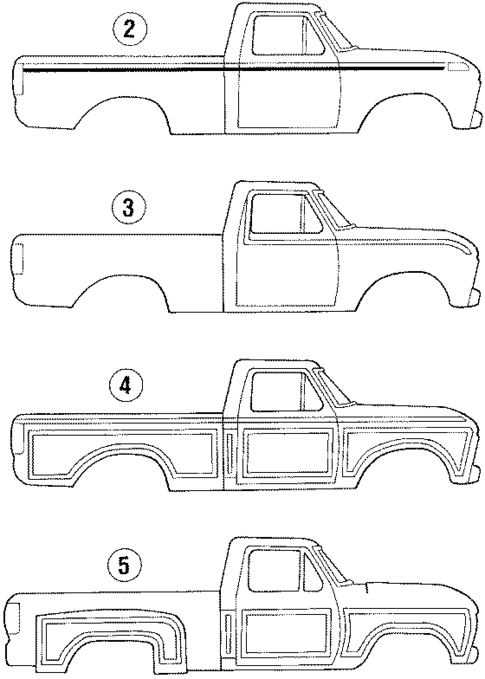 Stripe Tape for 1985 Ford F-250 #7
