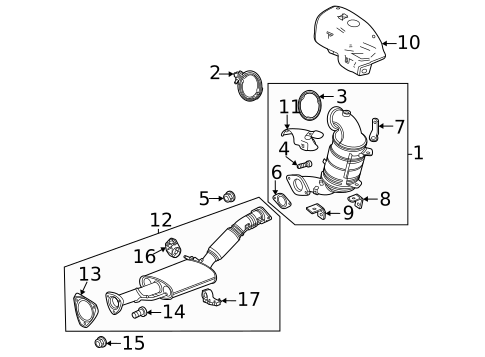 Exhaust Manifold for 2025 Chevrolet Trailblazer #1