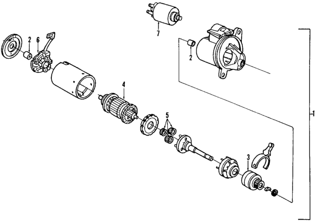 DOAZ11135A - Electrical: Drive End Bushing for Ford Image