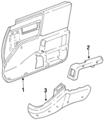 J210DA2 - Body: Door Trim Panel for Mopar Image