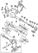 8973651580 - Suspension: Axle Assembly for Isuzu Image