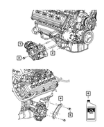 5010320AA - Front Axle; Corporate 205 MM; Differential and Drive Line: Axle Lube for Chrysler: 300, Aspen | Dodge: Challenger, Charger, Dakota, Durango, Journey, Nitro, Ram 1500 | Jeep: Liberty | Ram: 1500, Dakota Image