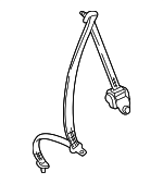 7336008040E0 - Electrical: Belt &amp; Retractor for Toyota: Sienna Image