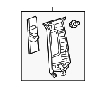 624200E100C0 - Body: Upper Center Pillar Trim for Lexus: RX350, RX450h Image