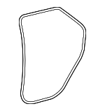 623310E070 - : Body Weather-Strip for Lexus: RX350, RX450h Image