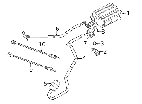 Emission Components for 2019 Fiat 500 #0
