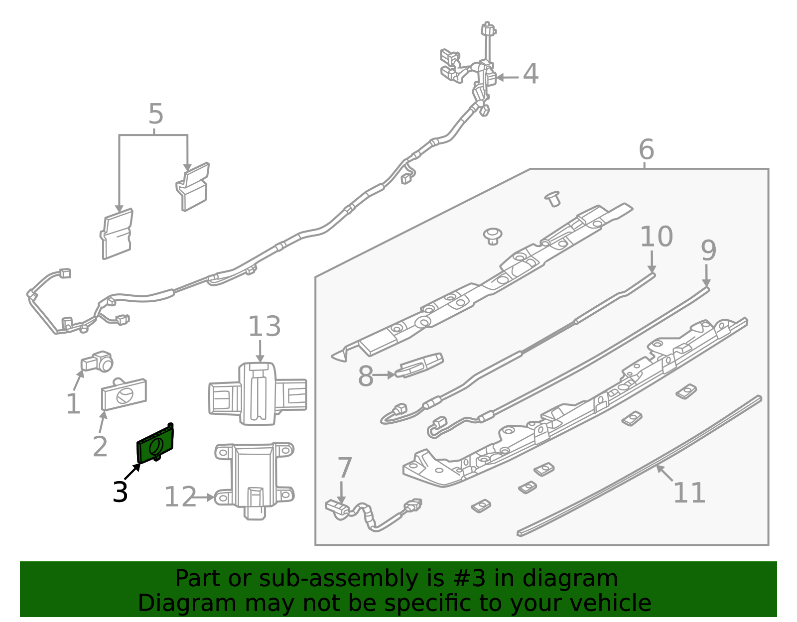 2025 Mazda CX-70 Parking Aid Sensor Bracket KEMH-50-2B2 | OEM