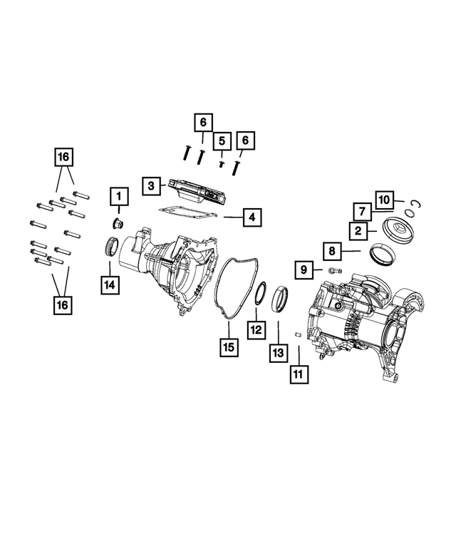 68226166AA - Power Transfer Unit: Seal for Mopar Image image