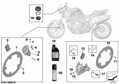 Brake Service for 2012 BMW-Motorrad F 800 R #0