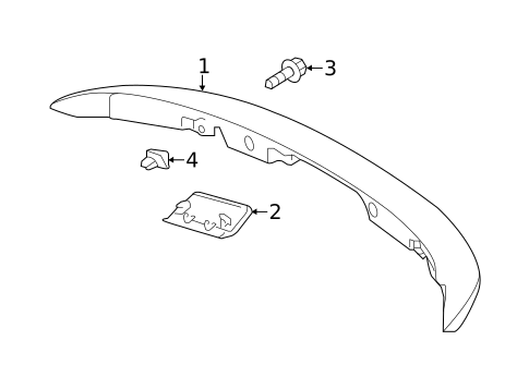 Spoiler for 2017 Toyota Yaris #0