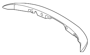 760850D902 - Body: Spoiler for Toyota: Yaris Image