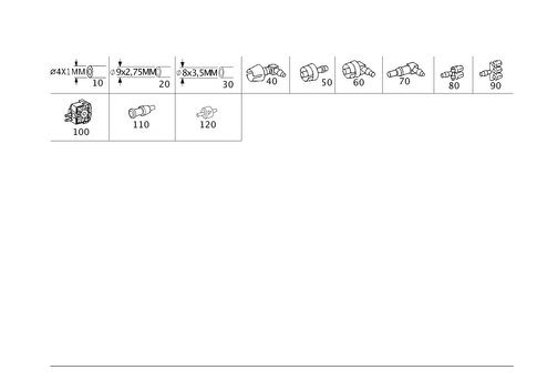 Engine Vacuum Connection and Light Range Regulator for 2001 Mercedes-Benz C240 #0