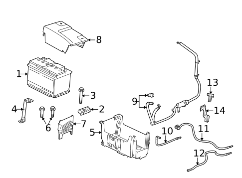 Battery for 2014 Buick Regal #1