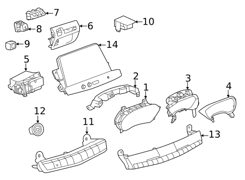 Instruments & Gauges for 2025 Cadillac CT5 #0