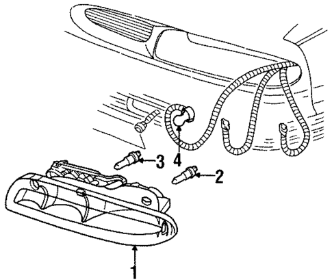 Headlamp Components for 1996 Oldsmobile LSS #0