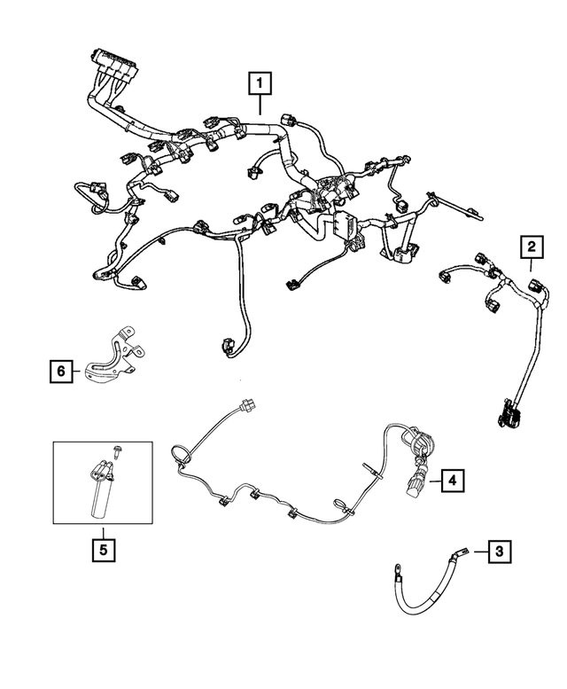 4560232AB - Electrical: Ground Jumper Wiring for Mopar Image image