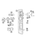 5RU41BD1AA - Electrical: Power Outlet Bezel for Mopar Image image