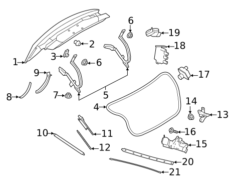 Trunk for 2017 Lincoln Continental #0