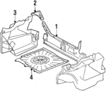 1246942325 - Body: Rear Body Panel for Mercedes-Benz Image
