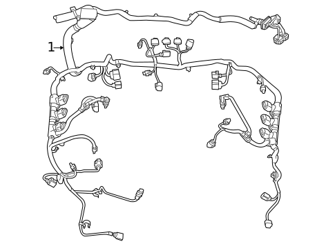 Wiring Harness for 2014 Audi Q7 #0