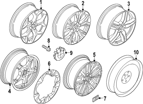 Wheels for 2024 BMW X1 #0