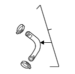 13281432 - : Inlet Hose for Saab: 9-5 Image