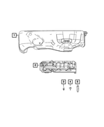68491180AA - Engine: Engine Cover for Jeep: Renegade Image