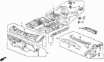 934031002008 - Body/Air Conditioning: BOLT-WASHER (10X20) for Honda Image