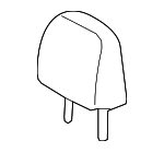 7194047220G0 - : Headrest, Outer for Toyota: Prius V Image