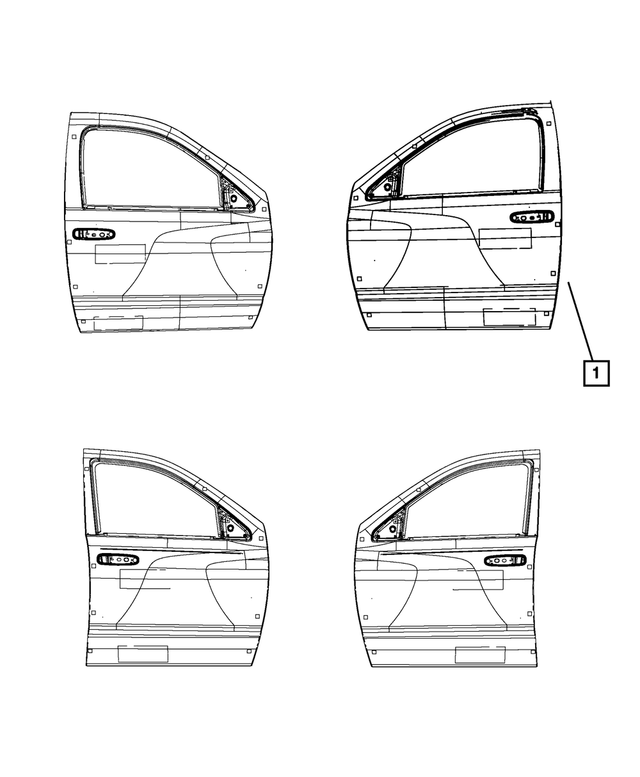 « CBA0G100 –  : Pression Des Pneus Etiquette pour Mopar Image »
