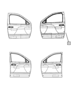 CBA0G101 - : LABEL-TIRE PRESSURE for Dodge: Ram 1500, Ram 3500 Image