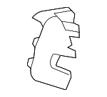 20592314009051 - Body: Latch Cover for Mercedes-Benz Image