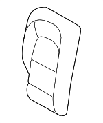 20592026087Q11 - Body: Seat Back Cover for Mercedes-Benz Image