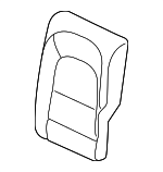 20592022087Q11 - Body: Seat Back Cover for Mercedes-Benz Image