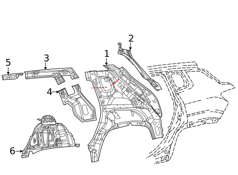 Inner Structure for 2020 Jeep Compass #0