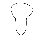 8659028000 - Body: Bumper Cover Retainer for Hyundai Image