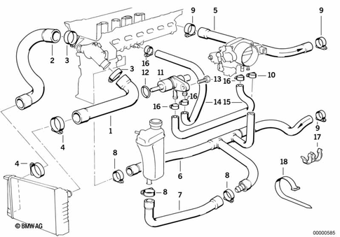 Engine Cooling for 1996 BMW 325is #0