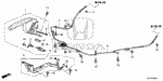 47510SZTG03 - : Wire B, R Parking Brake for Honda Image