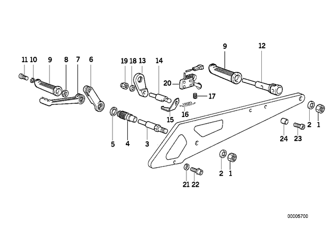 46512315779 - : Lever                     for BMW-Motorrad Image