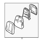 883002D141FAL - : 2006 Hyundai Elantra - Seat Back Assembly for Hyundai: Elantra Image