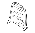 884112D000 - Body: Seat Back Frame for Hyundai: Elantra Image