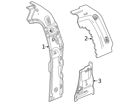 Lock Pillar for 2017 Chevrolet Colorado #0