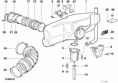 Intake Manifold for 1990 BMW M5 3.6 #0