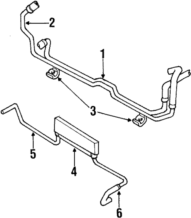 4596630AA - Belts &amp; Cooling: Automatic Transmission Oil Cooler Hose for Mopar Image