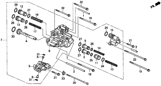 AT Servo Body (1) for 1998 Acura Integra #0