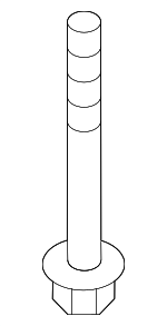 6102208AA - Engine: Trans Crossmember Bolt for Chrysler: 200, 300 | Dodge: Avenger, Charger | Jeep: Cherokee, Grand Cherokee, Grand Cherokee L | Ram: 2500 Image