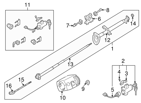 Ignition Lock for 1998 Nissan Frontier | Cerritos Nissan Parts