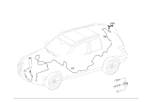 Rear-End Door Windshield Washer System for 2014 Mercedes-Benz GLK250 #0