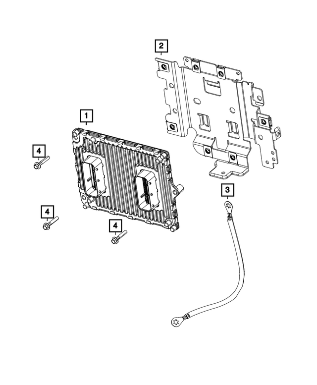 68434934AC - Electrical: Engine Controller Module for Mopar Image image